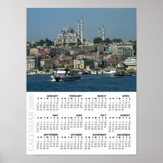 Poster 2026 Istanbul Calendar, Sultan Ahmed, Turkey
