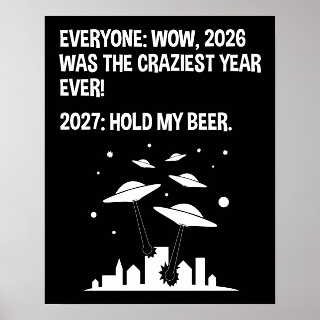 Poster 2027 Segura Minha Cerveja (Frente)