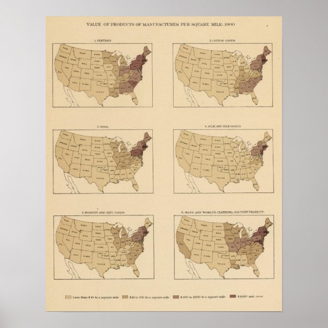 Pôster 205 Manufactures/sq mile (Frente)