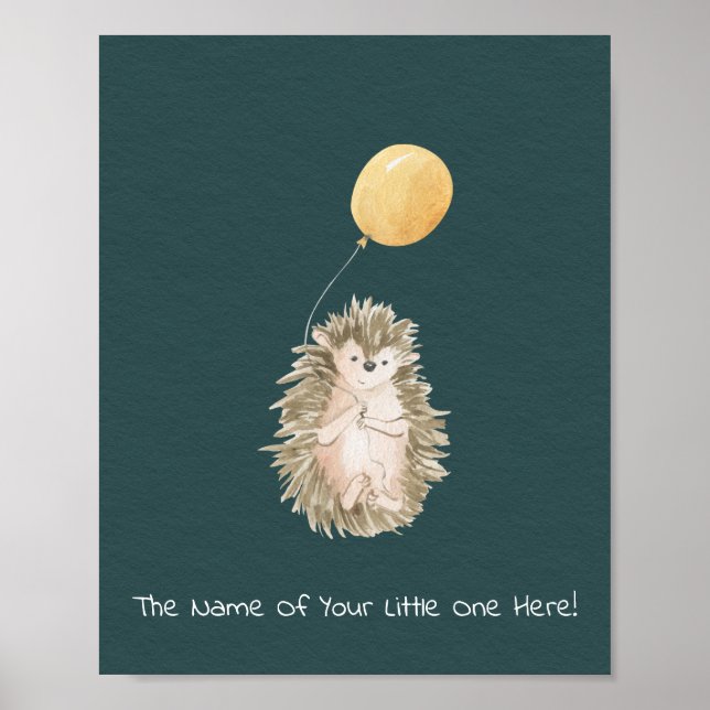 Poster (20,3 x 25,4 cm) - Nevoeiro com balão (Frente)