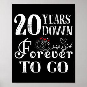 Poster 20 Anos Para Ir Para Casal 20 Casando Um
