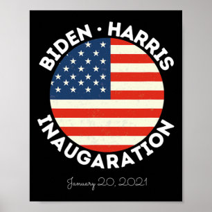 Poster 20 de janeiro de 2021, Retro Democr da Harris Inau