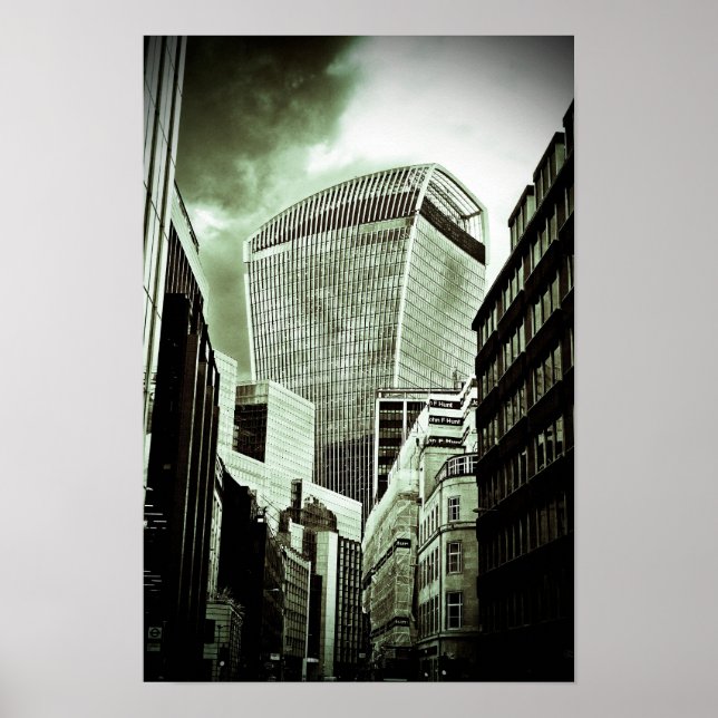 Poster 20 Fenchpur Street Walkie Talkie Building Londres (Frente)