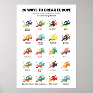 Poster 20 maneiras de quebrar Europa