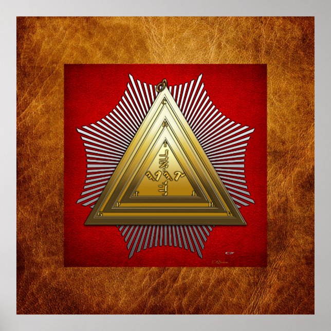 Pôster 20: Mestre da Loja Simbólica (Frente)