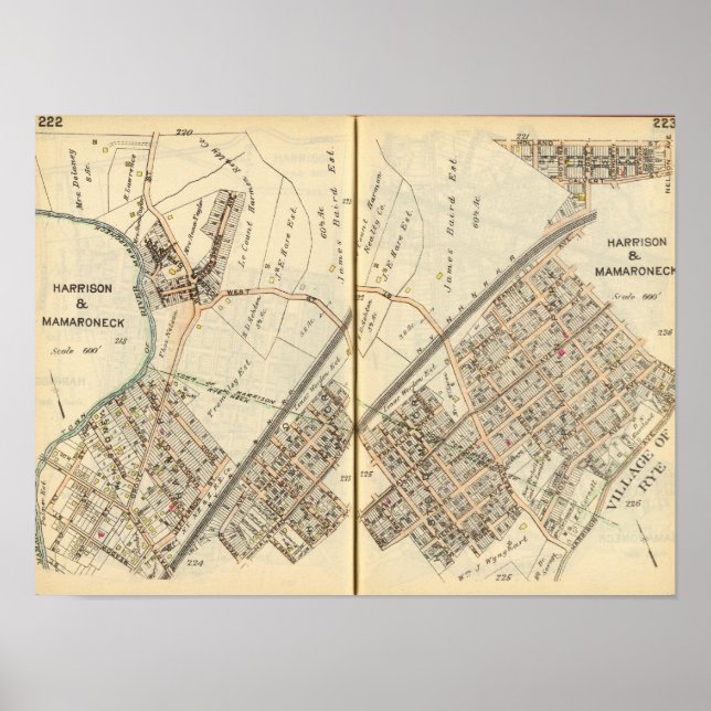 Pôster 222223 Harrison, Mamaroneck (Frente)