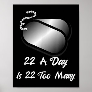 Poster 22 A Dia É 22 Veteranos Demasiados Consciência do