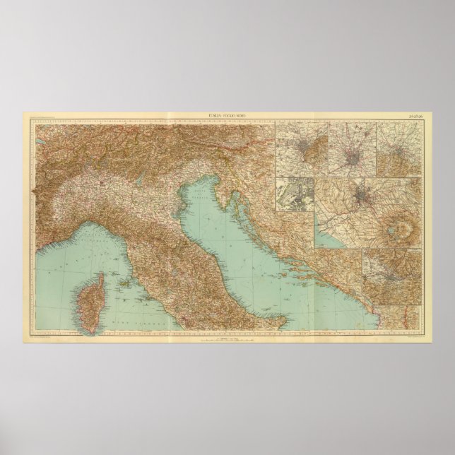 Pôster 2426 Norte de Itália (Frente)