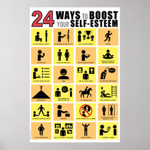 POSTER 24 MANEIRAS DE IMPULSIONAR SEU AMOR-PRÓPRIO