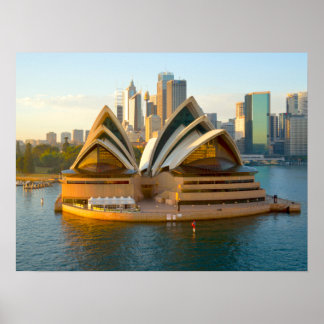 Poster (24"x18") Sydney Opera House Austrália