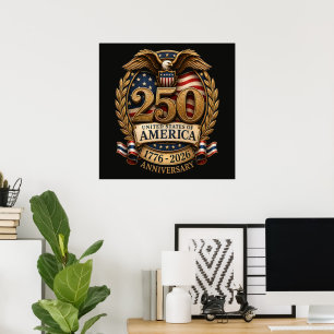 Poster 250º Aniversário dos Estados Unidos da América