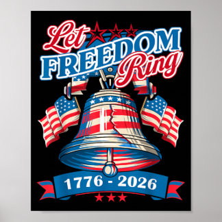 Poster 250 Aniversário da América Toque o Sino da Liberda