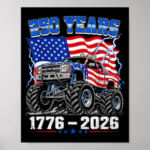 Poster 250 Anos América Meninos Crianças 4 De Julho 250