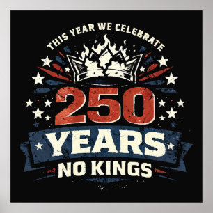 Poster 250 Anos Sem Reis Patriótico