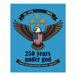 Pôster 250 Anos Sob Deus