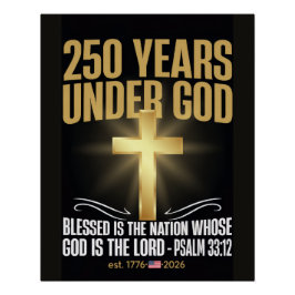 Pôster 250 Anos Sob Deus