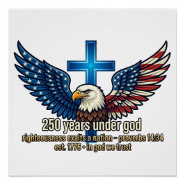 Pôster 250 anos sob Deus