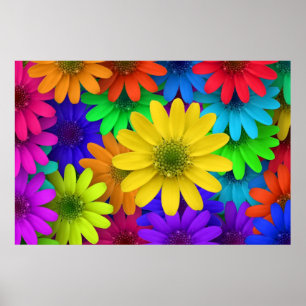 POSTER 257153 FLUXAS DE DIA COLORIDAS BRILHANTES P