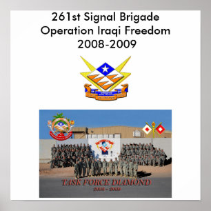 Pôster 261st Brigada do sinal