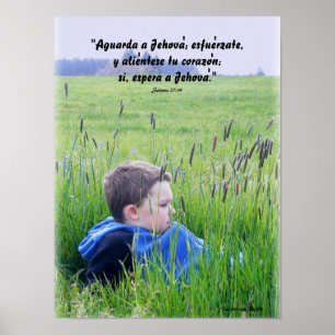 Pôster 27:14 de Salmos