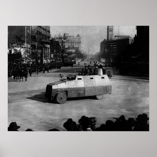 Poster 27 de março de 1917: Esquadrão dos veículos blinda (Frente)