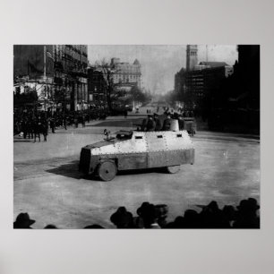 Poster 27 de março de 1917:  O esquadrão do veículo