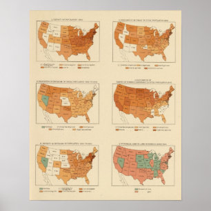 Pôster 27 densidades, urbanas, aumentam, brancos