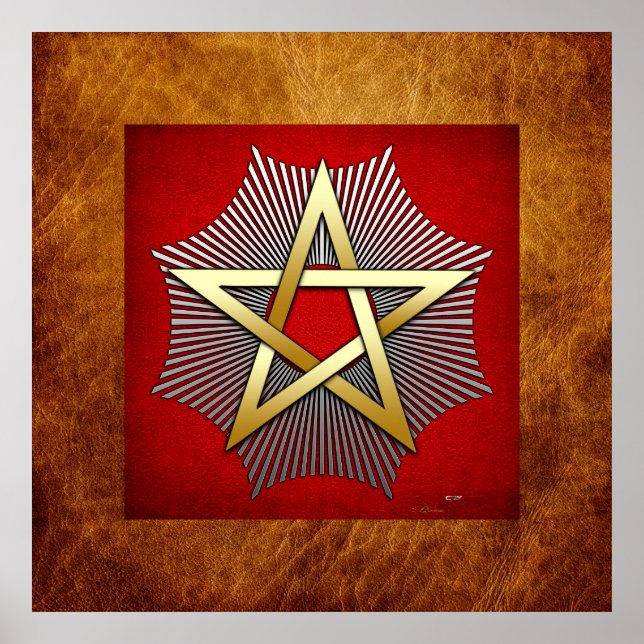 Poster 28.º Grau: Cavaleiro Comandante do Templo (Frente)