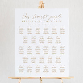 Poster 28 Mesas Nosso Gráfico de Assentos de Pessoas Favo