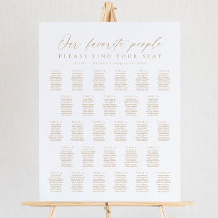 Poster 28 Mesas Nosso Gráfico de Assentos de Pessoas Favo