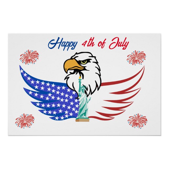 Pôster 28by18.67 4th of Julho Poster (Frente)