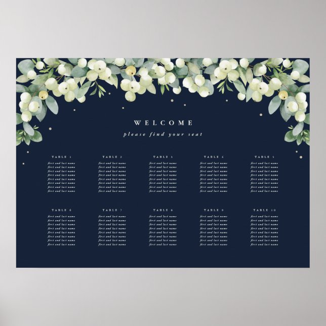 Poster 28x20" 10 Mesa de 8 placas (Frente)