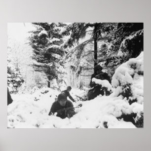 Poster 290º Regimento Americano na Batalha do Grande