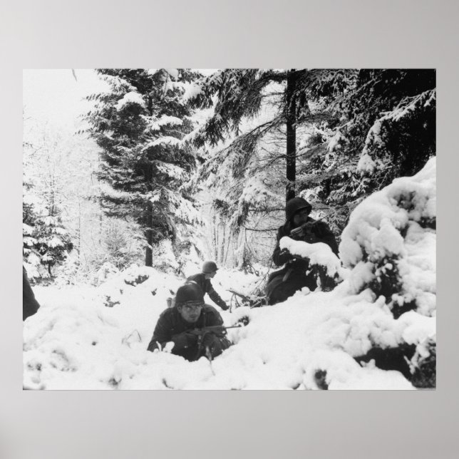 Poster 290º Regimento Americano na Batalha do Grande (Frente)