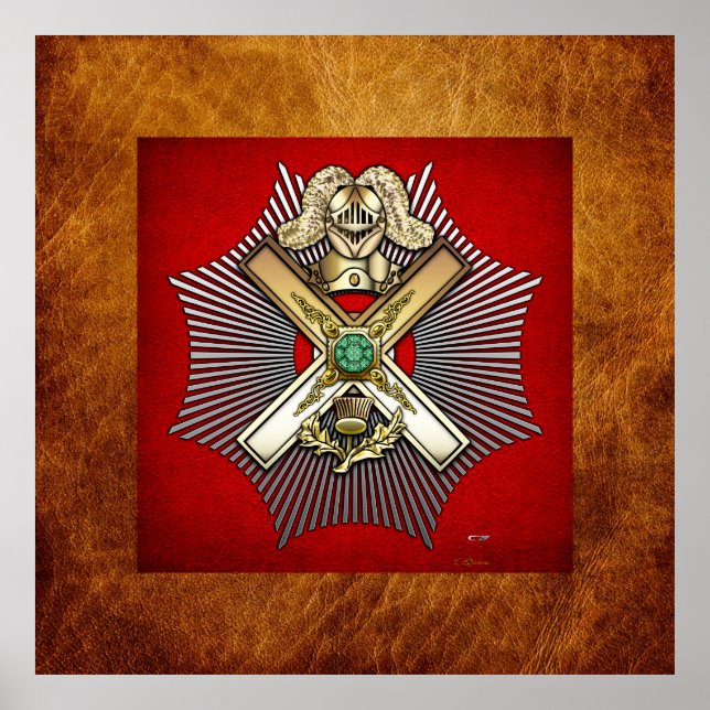 Pôster 29.º Grau: Cavaleiro do Santo Andrew (Frente)