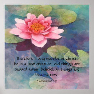 Poster 2 Corinthians 5:17 