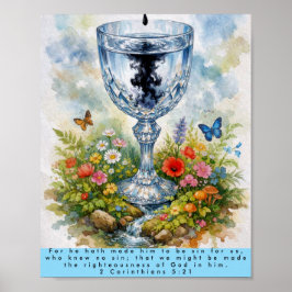 Poster 2 Coríntios 5:21 Cartaz de Renovação