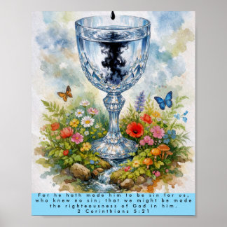 Poster 2 Coríntios 5:21 Cartaz de Renovação