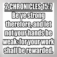 2 Crônicas 15:7 Bíblia KJV Verso
