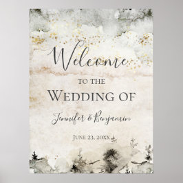 Poster #2 Montanha Alpina Bem-vinda ao nosso casamento |