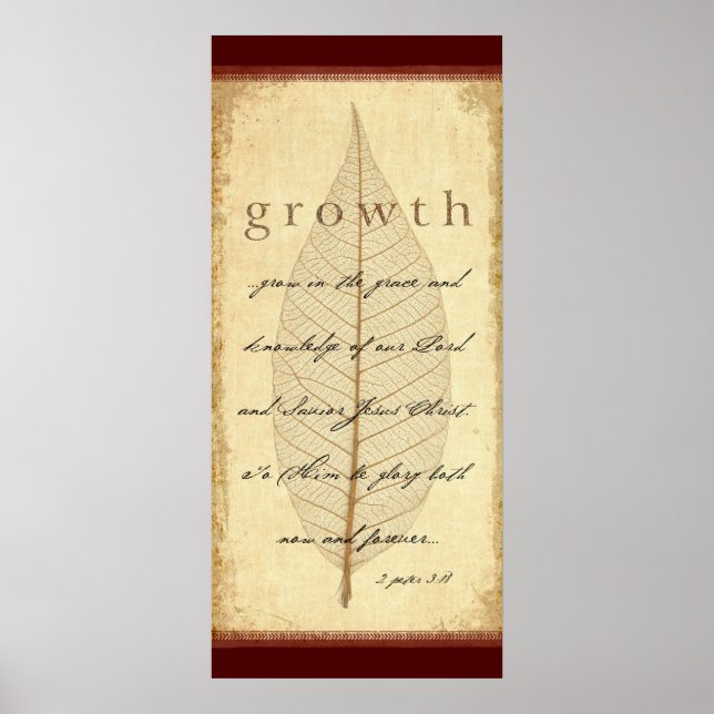 Pôster 2 Peter 3:18 (Frente)