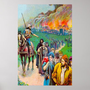 Poster 2 reis 25 cativo tomado Judah a Babylon