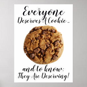 Poster #2 Todo mundo merece um cookie - Descrição de leit