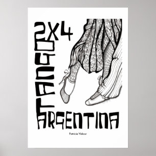 Poster 2x4 Tango Argentina