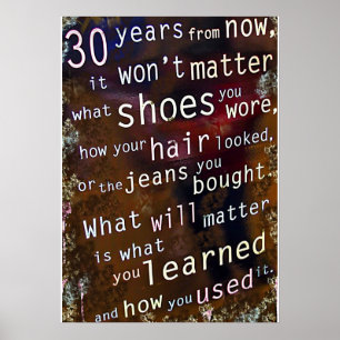 Poster 30 anos a partir de agora