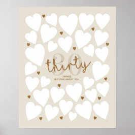Poster 30 Coisas Que Amamos Sobre Você