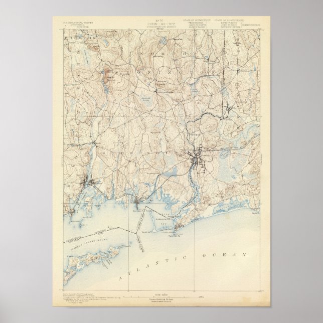 Pôster 30 Folha Stonington (Frente)