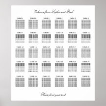30 Mesa Gráfico de Assentos Minimalista Elegante