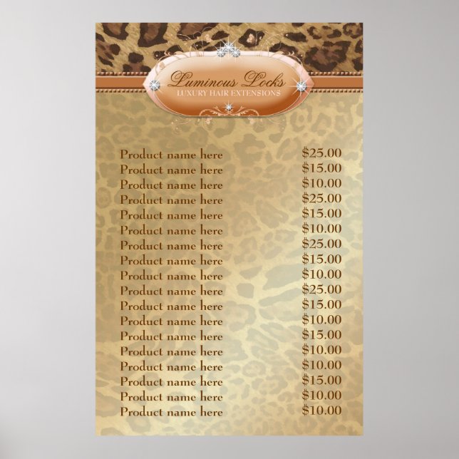 Pôster 311 Leopardo Luminoso (Frente)