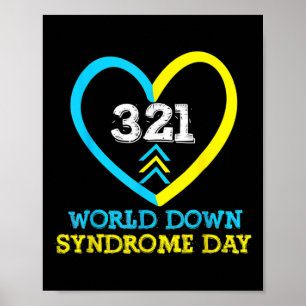 Poster 321 Sindroma Mundial para Baixo Consciência